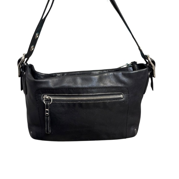 Coach vintage y2k 1417 black leather legacy hobo shoulder bag - Picture 6 of 13